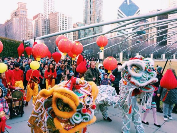 chinese lantern parade